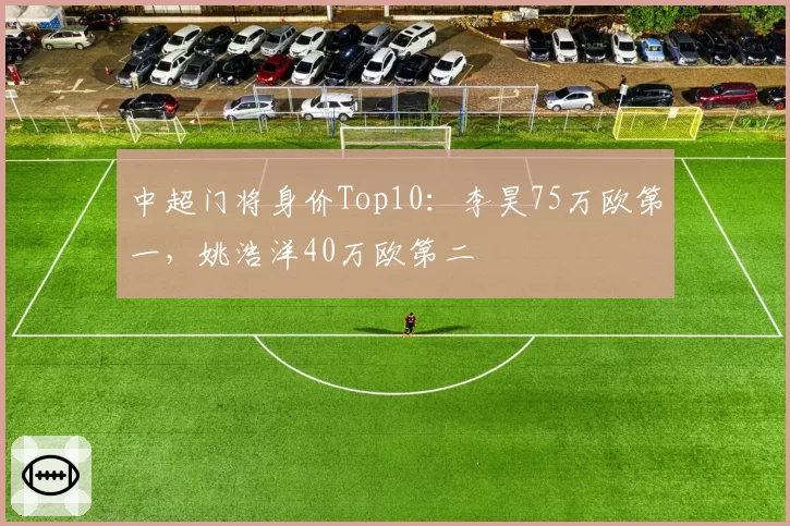 中超门将身价Top10：李昊75万欧第一，姚浩洋40万欧第二